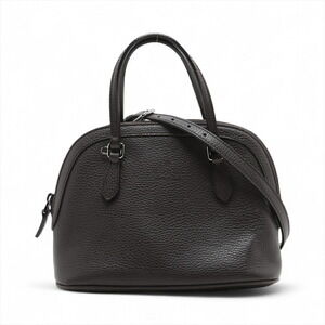 Gucci leather dome satchel black